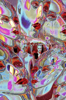 Collage Impressions: COMPOSITION : Masques, au Auer-Dult.