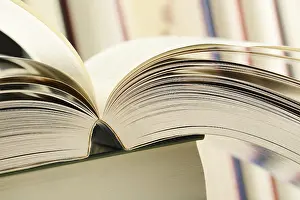 Educational Institution Scene Impressions: Composition with books on the table