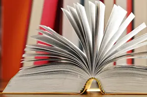 Book Arrangement On A Table Impressions: Composition with books on the table