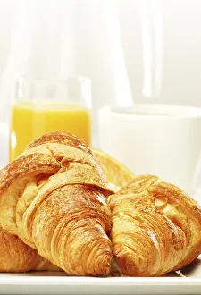 Deserted Breakfast Scene Impressions: Composition with breakfast on the table