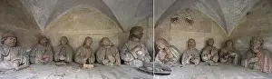 Late Gothic Style Building Impressions: Composition of the figurative representation of the Last Supper