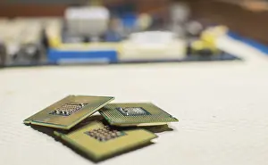 Personal Computer Electronics Impressions: Computer microprocessors, three computer processors