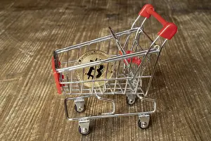 Cryptocurrency Concept Impressions: Concept Of Purchasing Cryptocurrency
