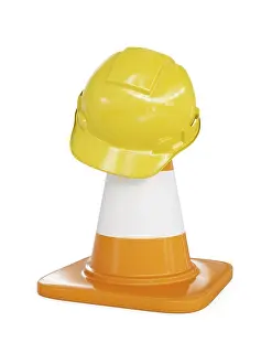 Construction Industry Symbol Impressions: Under construction concept background