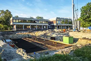 Construction Site Germany Impressions: Construction site, start of structural work