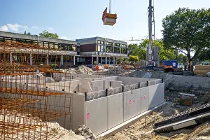 Construction Site Germany Impressions: Construction site, start of structural work