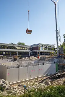 Construction Site Germany Impressions: Construction site, start of structural work