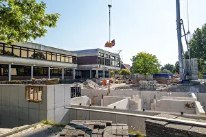 Construction Site Germany Impressions: Construction site, start of structural work