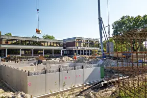 Construction Site Germany Impressions: Construction site, start of structural work