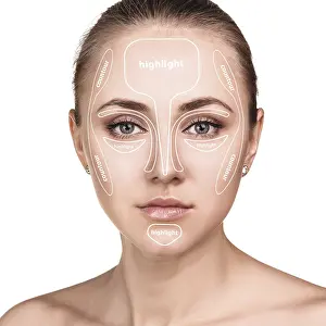 Highlighter Cosmetics Impressions: Contour and highlight tutorial makeup
