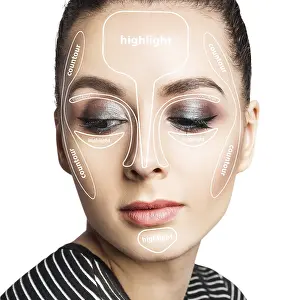 Glamorous Makeup Look Impressions: Contour and highlight tutorial makeup