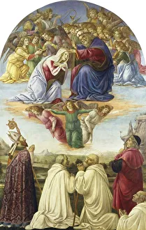 Sandro Botticelli Impressions: The Coronation Of The Virgin (ca)