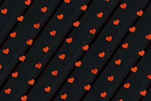 Symbolic Heart Shape Image Impressions: Creative abstract heart pattern background texture