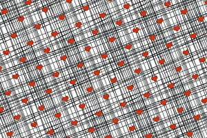 Symbolic Heart Shape Image Impressions: Creative abstract heart pattern background texture
