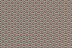 Abstract Heart Background Impressions: Creative abstract heart pattern background texture