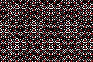 Symbolic Heart Shape Image Impressions: Creative abstract heart pattern background texture