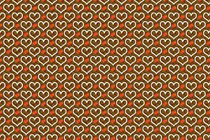 Symbolic Heart Shape Image Impressions: Creative abstract heart pattern background texture