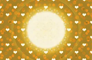 Symbolic Heart Shape Image Impressions: Creative abstract heart pattern background texture