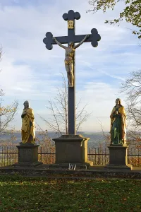 Southern German Landmarks Impressions: Crucifixion group on the Parkstein