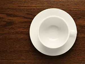 Studio Shot Tableware Impressions: Empty cup