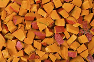 Vitamin Rich Vegetables Impressions: Cutted pumpkins
