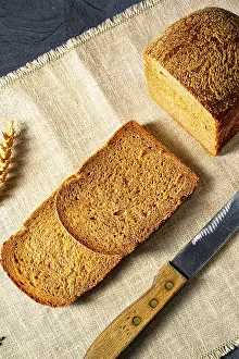 Healthy Eating Impressions: Delicious rye bread on the table