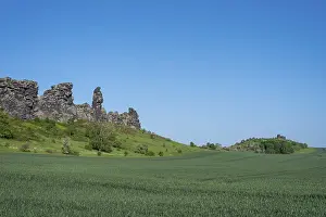 Uninhabited Rocky Formations Impressions: Devil's Wall, Konigsstein