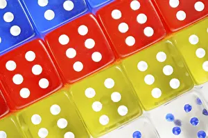 Studio Shot Of Dice Impressions: Dice