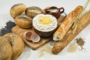 Different Kinds Of Bread Impressions: Different kinds of bread on a studio background