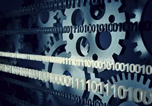 Binary Code Image Impressions: Digital code, illustration
