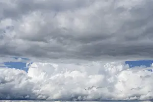 Southern German Landscape Impressions: Dramatic cloud formation, filling the format