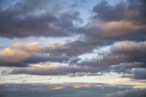 Cloud Formations In Southern Germany Impressions: Dramatic cloud formation, filling the format