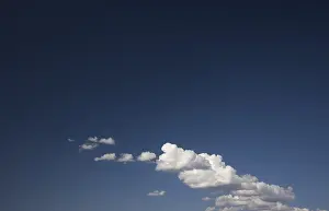Deserted Skies Impressions: Dramatic clouds on a deep blue sky