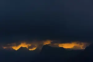 Cloudy Atmosphere Photography Impressions: Dramatic clouds above Lechtal mountains