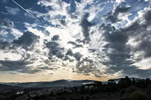 Tuscany Evening Sky Impressions: Dramatic clouds in the sky, Florence