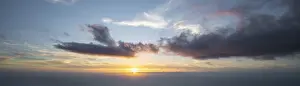 Deserted Sunset Impressions: Dramatic clouds, sunset