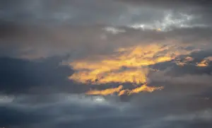 Dramatic Sunset Norway Impressions: Dramatic clouds at sunset, Bodo