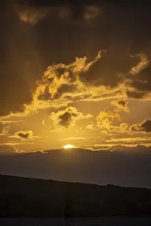Southeast Europe Landscapes Impressions: Dramatic clouds, sunset, Cyclades