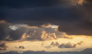 Dramatic Clouds Europe Impressions: Dramatic clouds, sunset, Cyclades