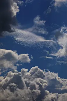 Thunderstorm Atmosphere Impressions: Dramatic cloudscape with (cumulus) clouds