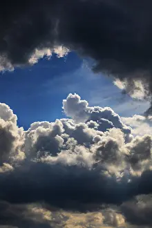 Thunderstorm Weather Impressions: Dramatic cloudscape with (cumulus) clouds