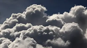 Thunderstorm Atmosphere Impressions: Dramatic cloudscape with (cumulus) clouds