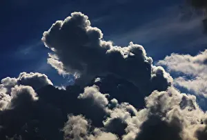 Thunderstorm Atmosphere Impressions: Dramatic cloudscape with (cumulus) clouds