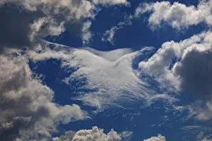 Thunderstorm Atmosphere Impressions: Dramatic cloudscape with (cumulus) clouds