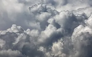 Thunderstorm Atmosphere Impressions: Dramatic cloudscape with (cumulus) clouds