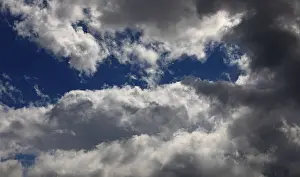 Austrian Landscape Photography Impressions: Dramatic cloudscape with (cumulus) clouds