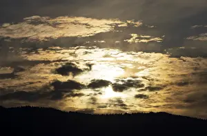 Sunrise In Austria Impressions: Dramatic cloudscape at sunrise