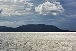 Orkney Islands Landscape Impressions: Dramatic cloudy sky over cliffs