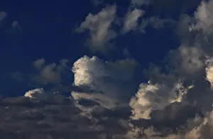 Dramatic Cloudy Skies Europe Impressions: Dramatic cloudy sky with cumulus clouds