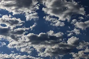 Upper Austria Sky Impressions: Dramatic cloudy sky with cumulus clouds